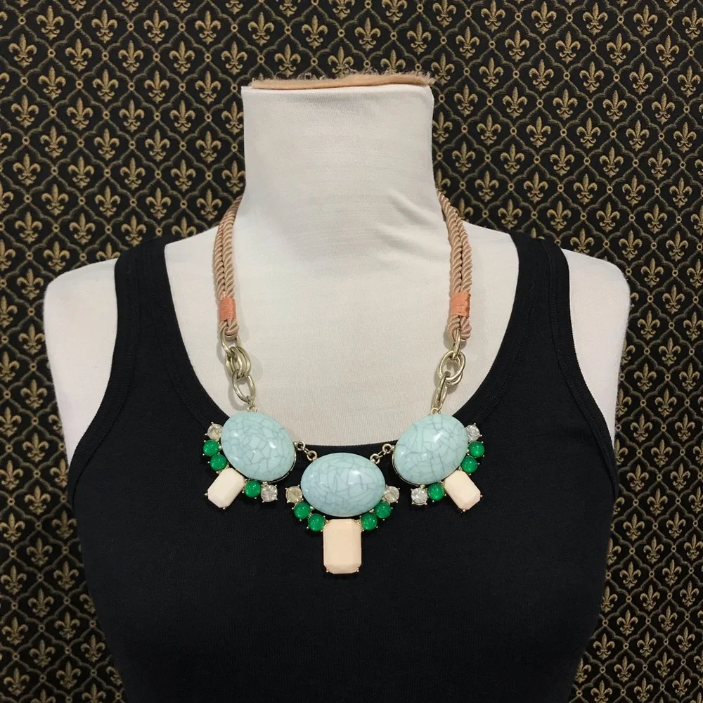 Anthro “Turquoise Orbita Necklace” - Picture 3 of 12